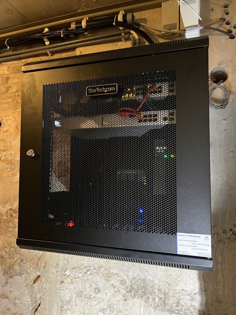 Installation d’une baie réseau et infrastructure IT